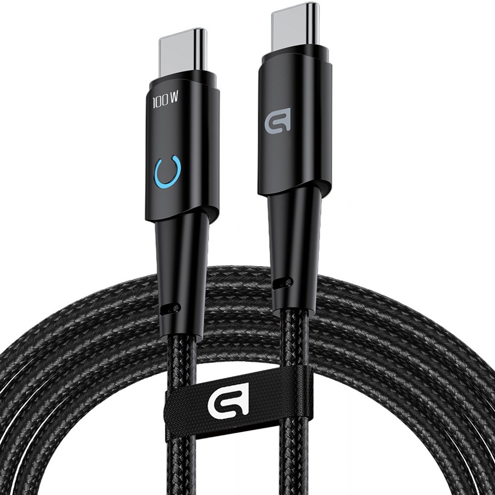 Кабель USB Armorstandart AT-C1 USB Type-C to USB Type-C 100W 1,2m Black (ARM75868)