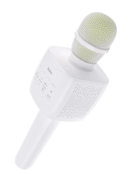 Портативная колонка Hoco BK5 Cantando karaoke microphone White