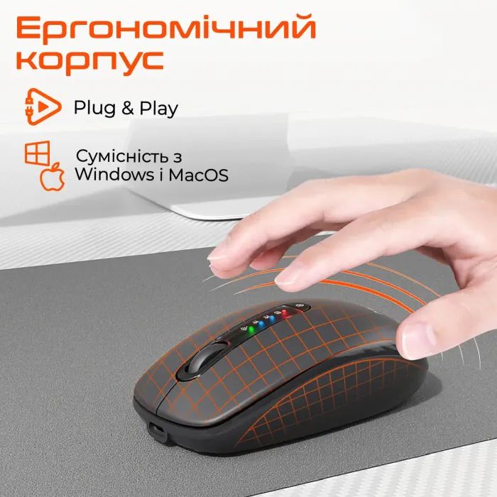 Компьютерная мыш MEETION MT-BTM100R-A фото №4