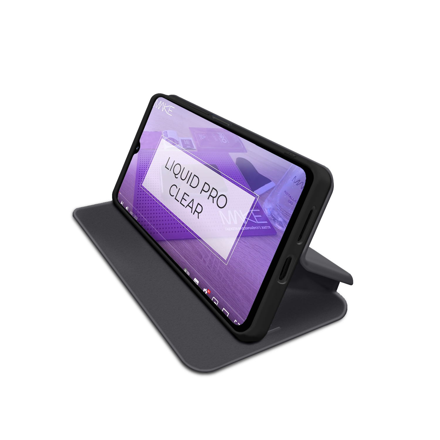 Чехол для телефона MAKE Samsung A17 Flip Grey (MCP-SA17GR) фото №3