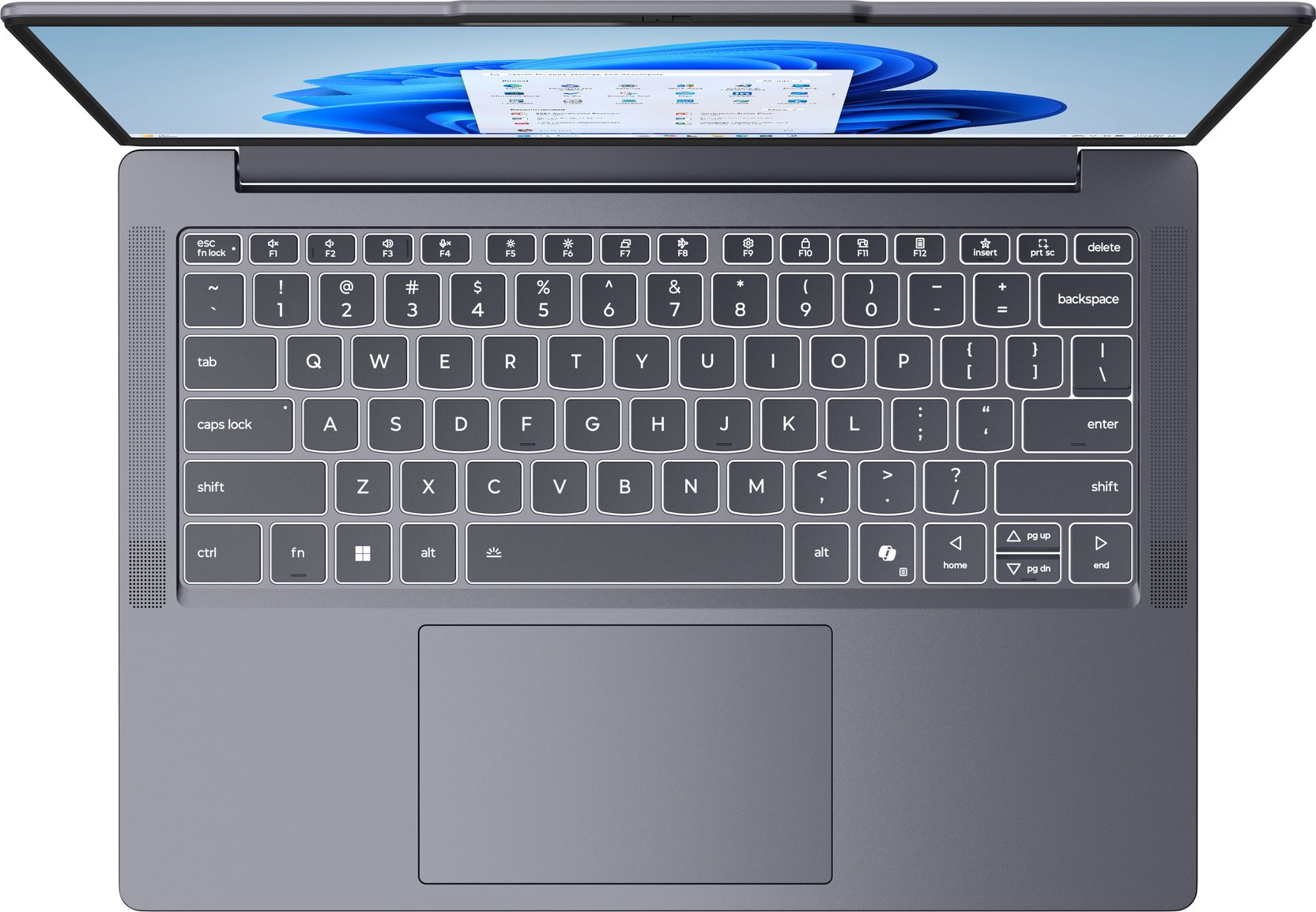 Ноутбук Lenovo IdeaPad Slim 3 14IRH10 (83K000CQRA) Luna Grey фото №2