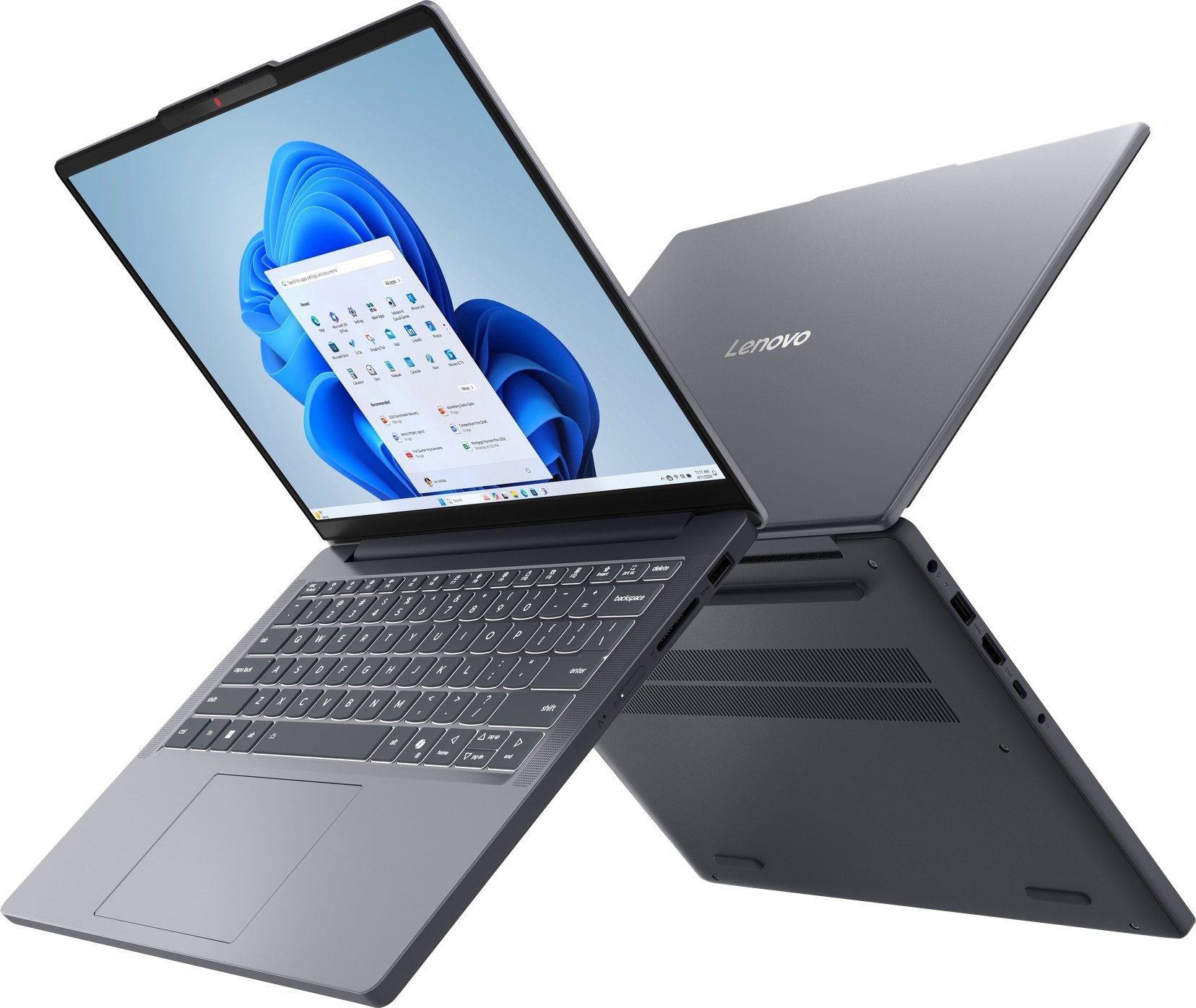 Ноутбук Lenovo IdeaPad Slim 3 14IRH10 (83K000CQRA) Luna Grey фото №10