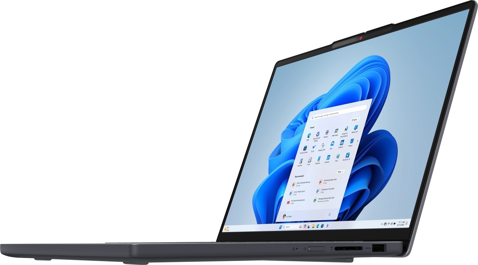 Ноутбук Lenovo IdeaPad Slim 3 14IRH10 (83K000CQRA) Luna Grey фото №7