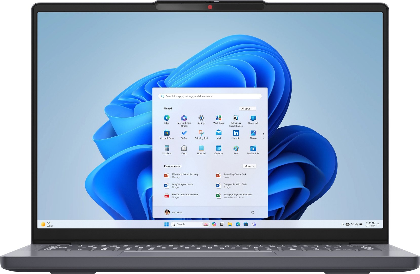 Ноутбук Lenovo IdeaPad Slim 3 14IRH10 (83K000CQRA) Luna Grey фото №3