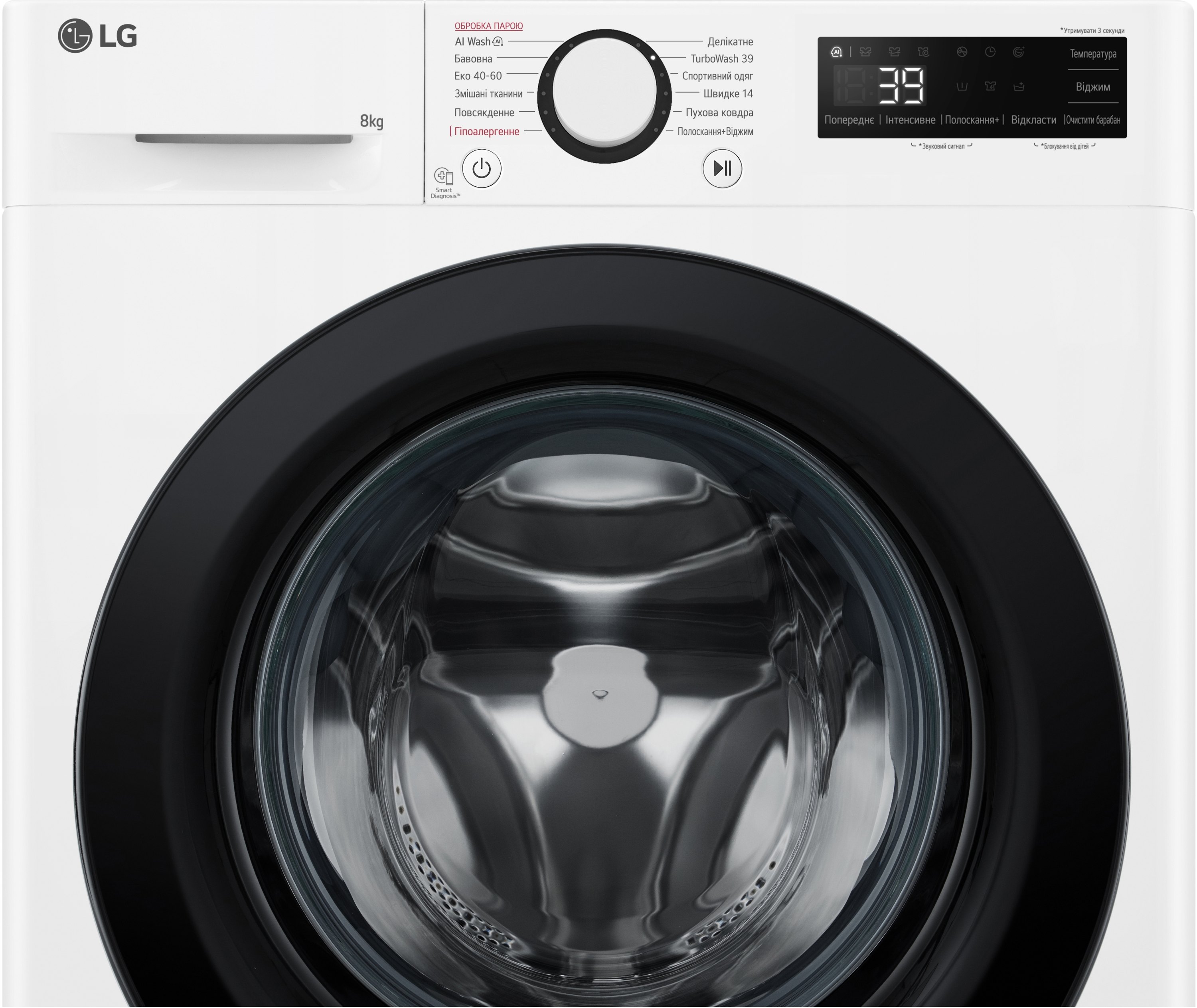 Пральна машина  LG F2Y5PS6W фото №8
