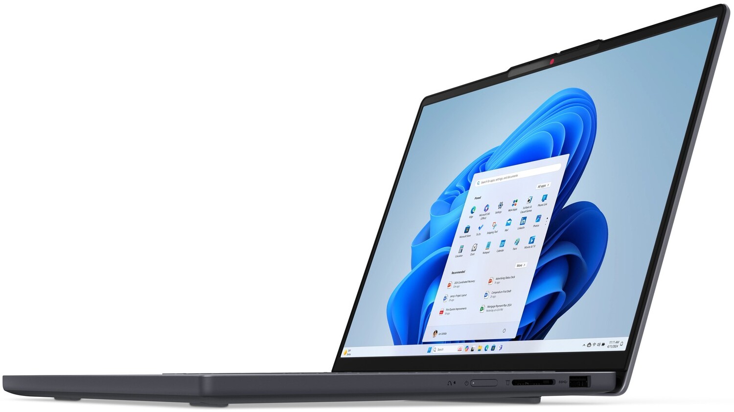 Ноутбук Lenovo IdeaPad Slim 3 14IRH10 (83K000CRRA) Luna Grey фото №8