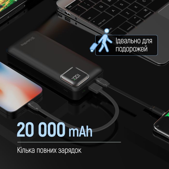Мобільна батарея Colorway CW-PB200LPB5BK-PDD фото №8
