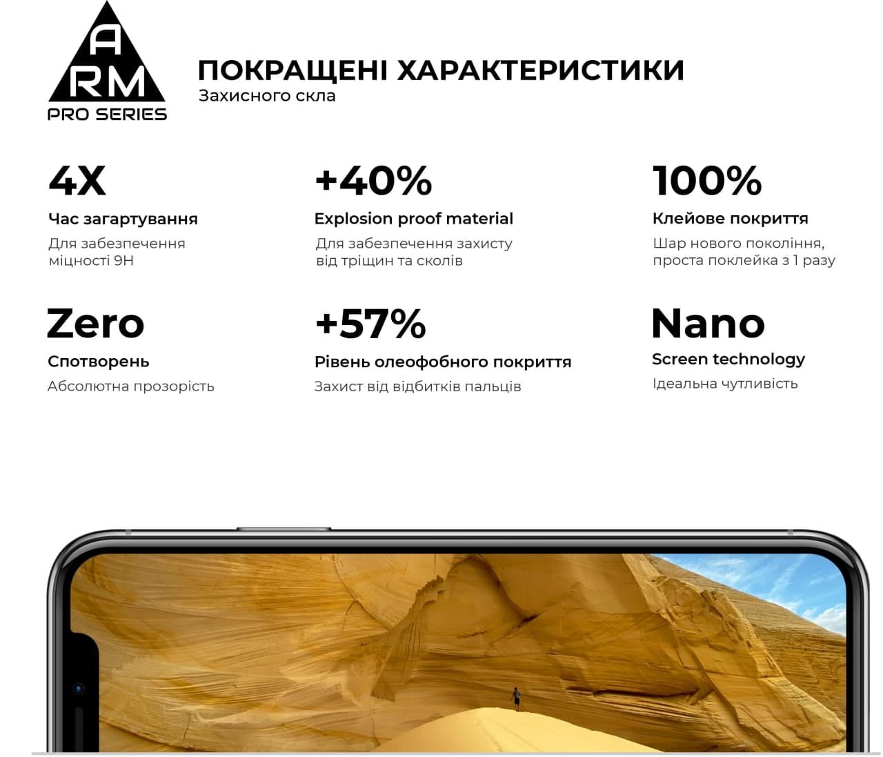 Захисне скло Armorstandart Pro Samsung S21 Plus Black (ARM58084) (ARM58084) фото №4