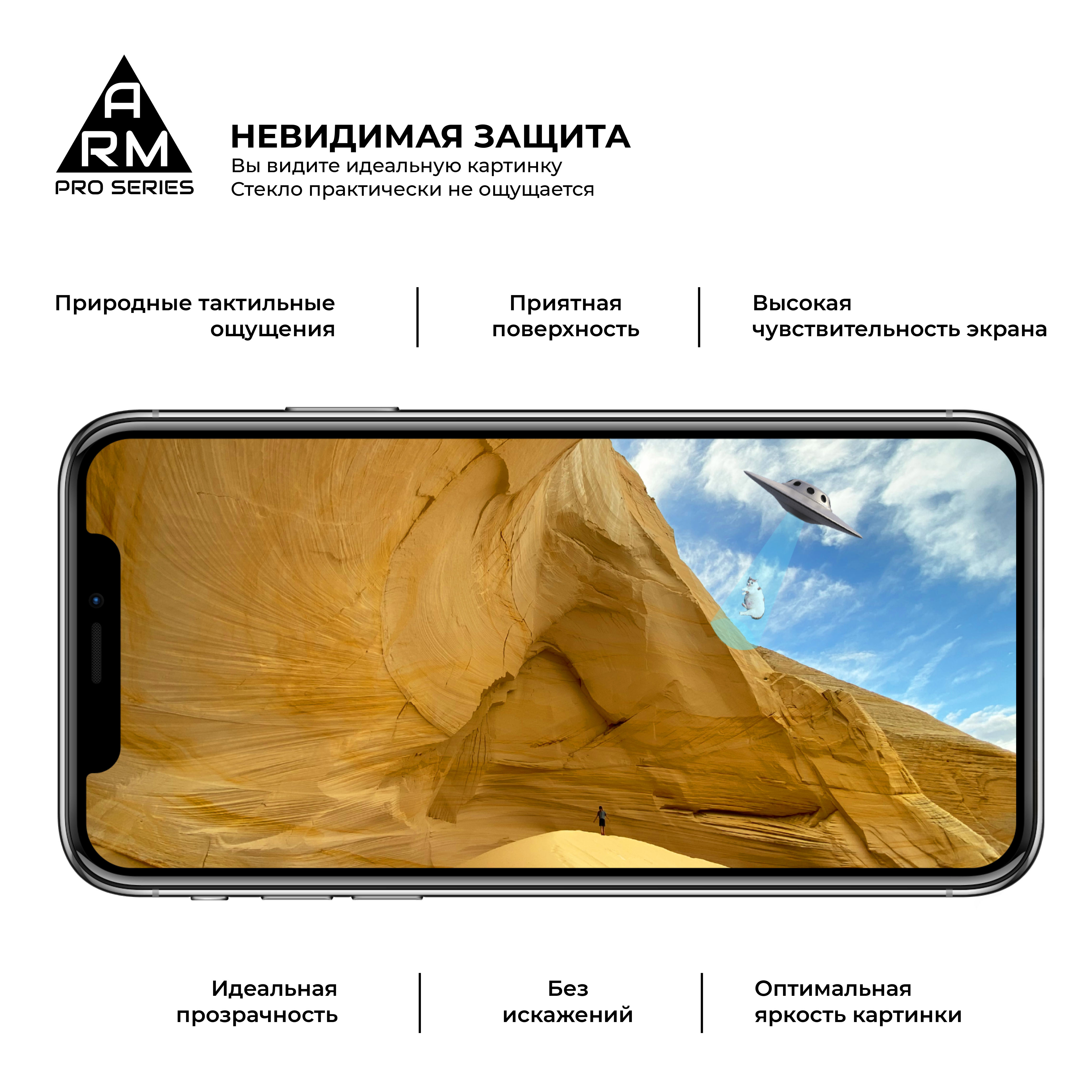 Защитное стекло Armorstandart Pro Huawei Y6 2020 Black (ARM56611) фото №5