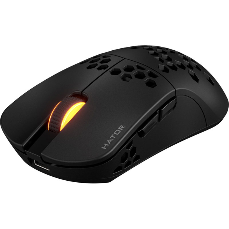 Компьютерная мыш HATOR Stellar Wireless/Bluetooth/USB Black (HTM650) фото №2