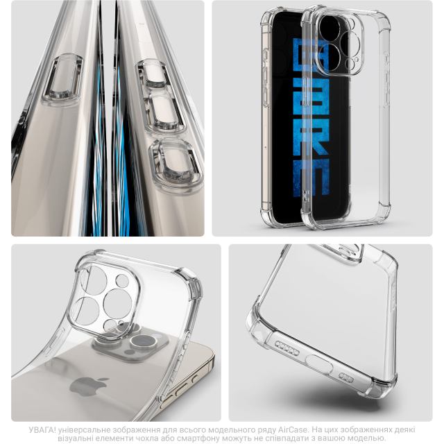 Чохол для телефона Armorstandart Air для Infinix Hot 60 Pro Plus 4G Camera cover Clear (ARM88671) фото №3