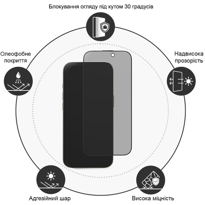 Защитное стекло Drobak Anty Sp Samsung Galaxy S24 FE (383807) фото №3