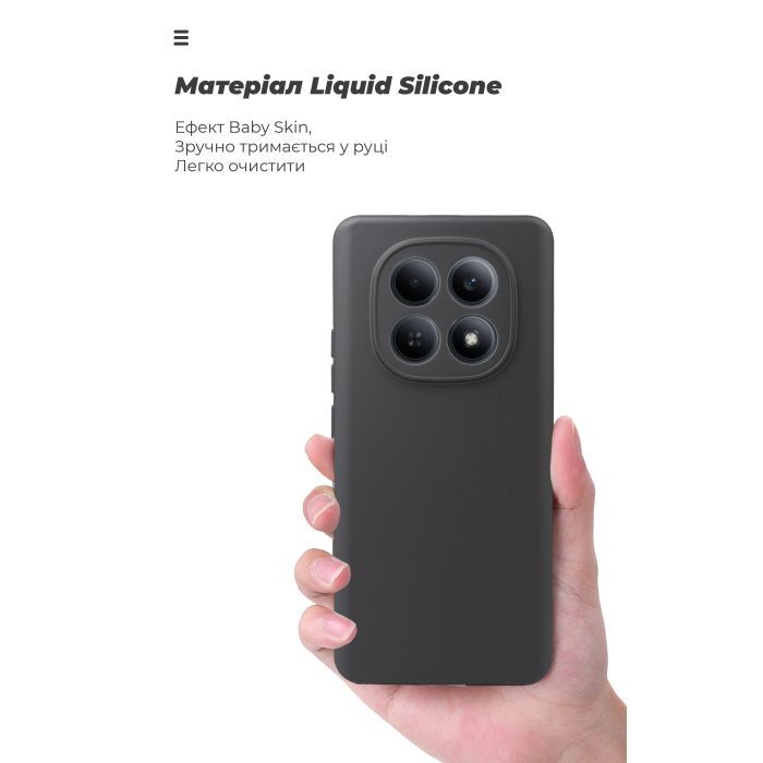 Чехол для телефона Armorstandart ICON для Xiaomi Redmi Note 15 4G / Note 15 5G / Poco M8 5G Camera cover Black (ARM89705) фото №7