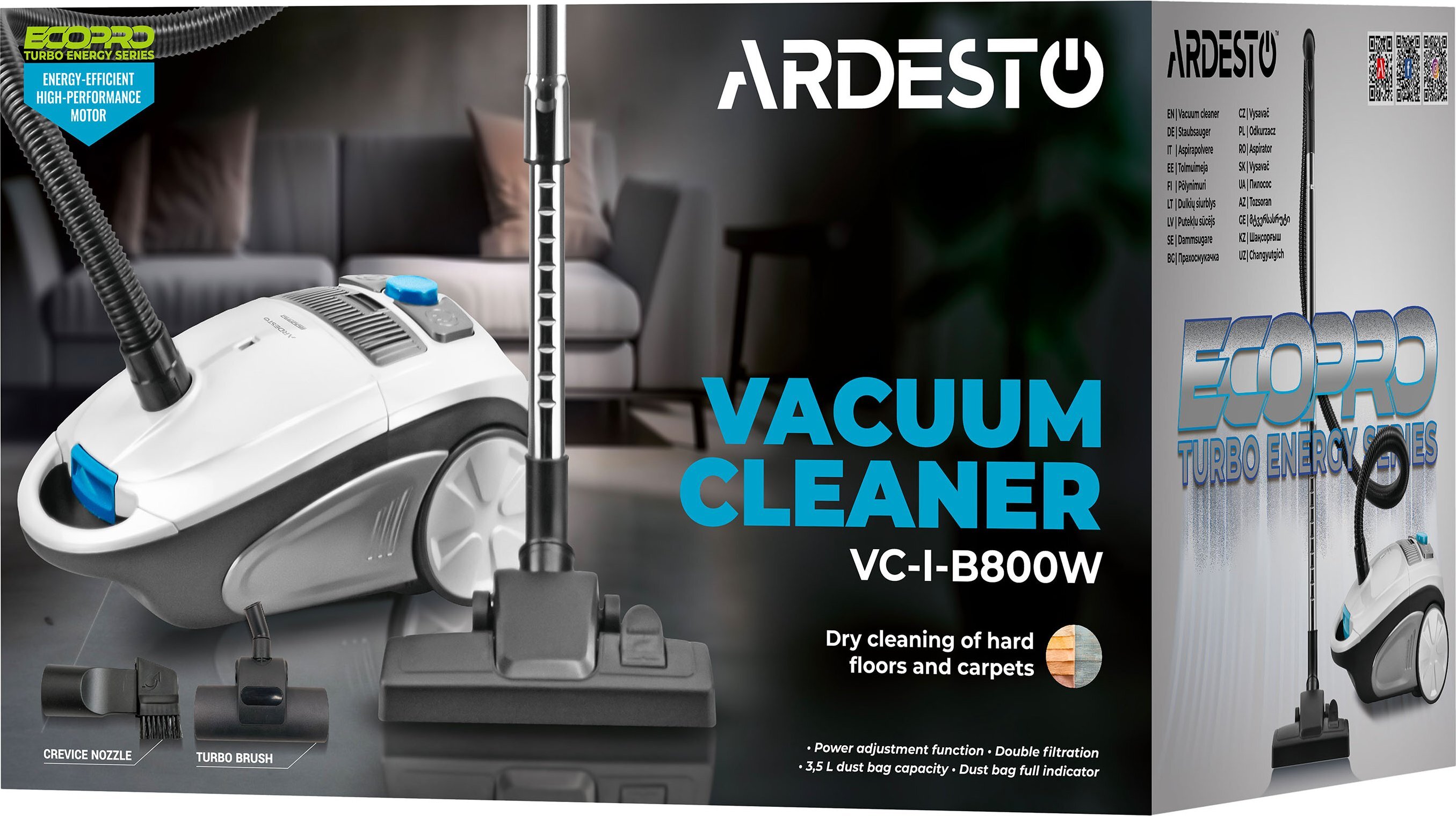 Пылесос Ardesto VC-I-B800W фото №16