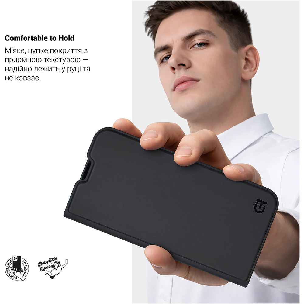 Чохол для телефона Armorstandart OneFold Case для Infinix Note 50 Pro Plus 5G Black (ARM85167) фото №4
