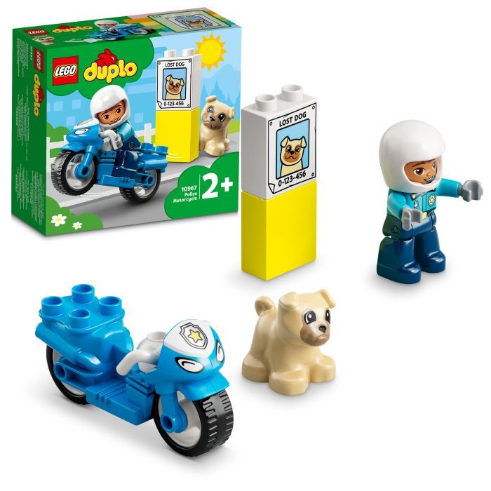 Конструктор Lego DUPLO Town Поліцейський мотоцикл фото №3