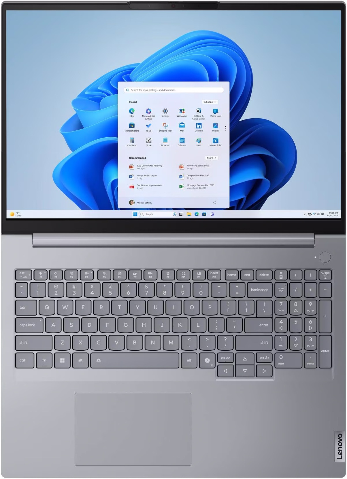 Ноутбук Lenovo ThinkBook 16 G8 IAL (21SK00FQRA) фото №4