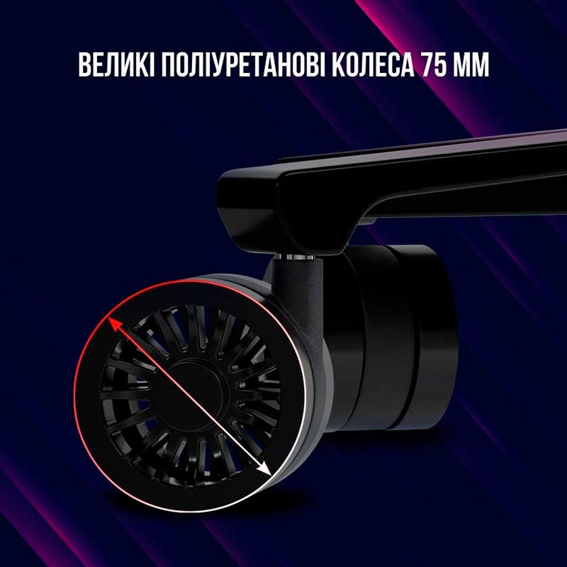 Геймерське крісло Lorgar Base 311 Black/Blue (LRG-CHR311BBL) фото №13