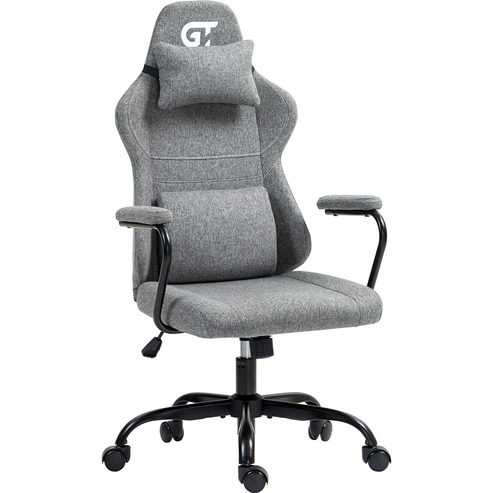 Геймерское кресло GT Racer X-2322 Gray (X-2322 Fabric Gray) фото №2