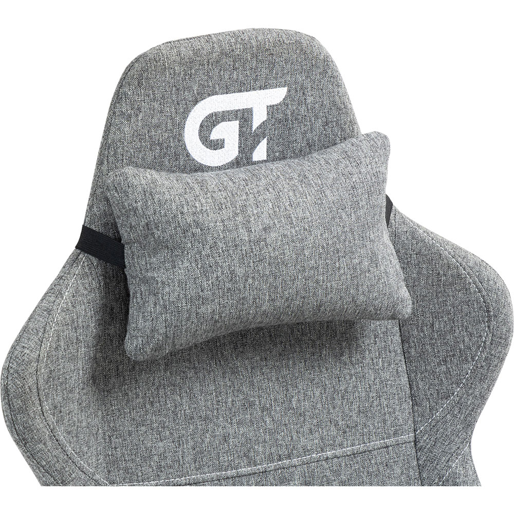 Геймерское кресло GT Racer X-2322 Gray (X-2322 Fabric Gray) фото №6