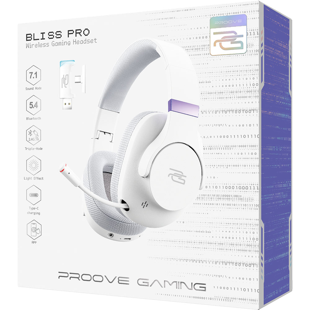Навушники Proove Gaming Bliss Pro (APP) (white) фото №4