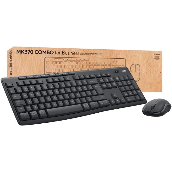 Клавиатура   мышка Logitech MK370 for Business Wireless UA Black (920-012077) фото №5