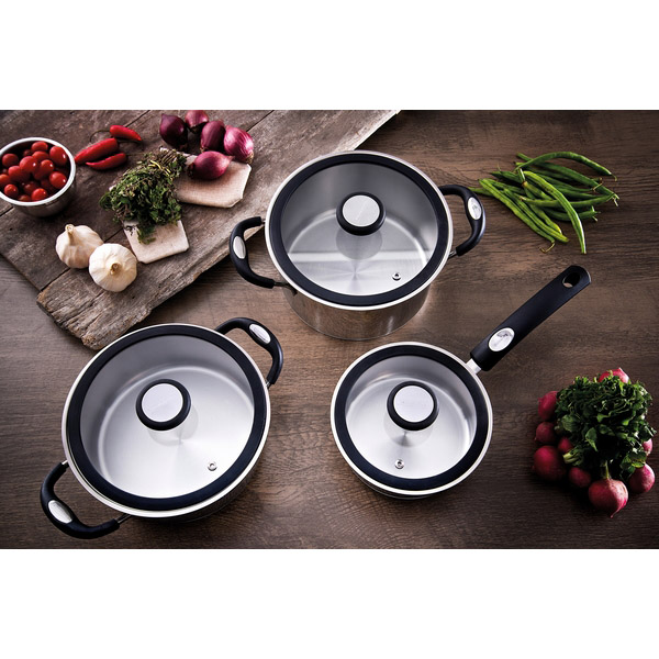 Кастрюля Tramontina Solar silicone 3.6 л (62124/203) фото №2
