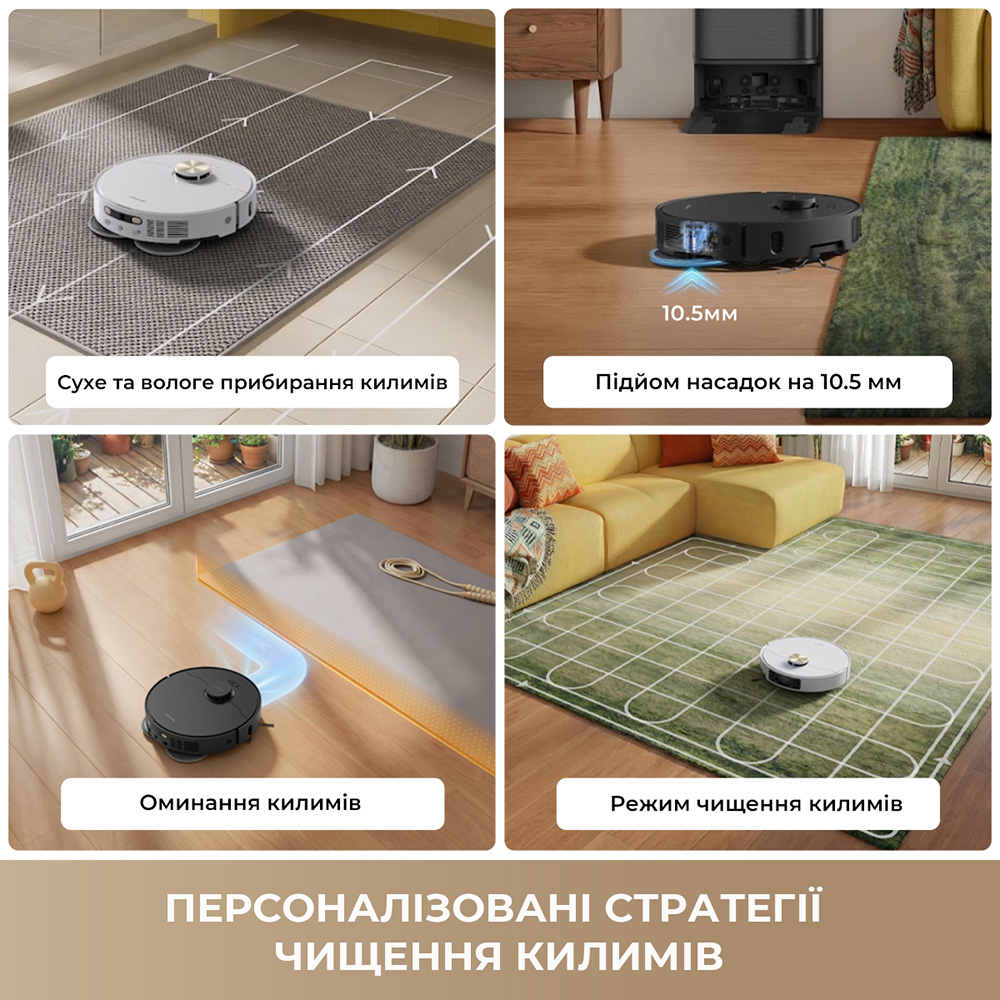 Пилосос робот Dreamе Bot L50 Ultra AE White (RLL51SE) фото №10