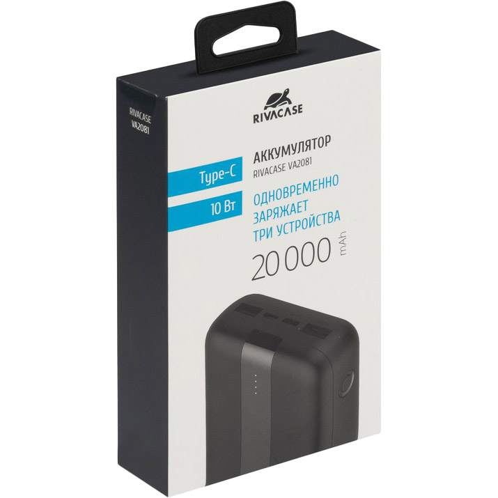 Мобільна батарея Riva Case RIVAPOWER VA2081 (Black) фото №13