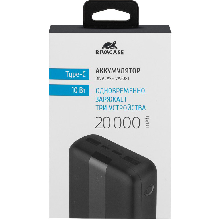Мобільна батарея Riva Case RIVAPOWER VA2081 (Black) фото №14