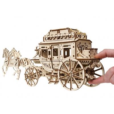 Конструктор Ugears Конструктор  механический Почтовый дилижанс (70045) фото №3