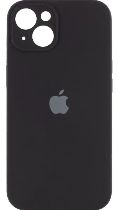 Чохол для телефона Soft Case Silicone Full Case AA Camera Protect for Apple iPhone 14 (14) Black