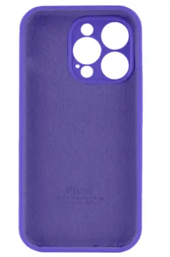 Чохол для телефона Soft Case Silicone Full Case AA Camera Protect for Apple iPhone 15 Pro (22) Dark Purple фото №2
