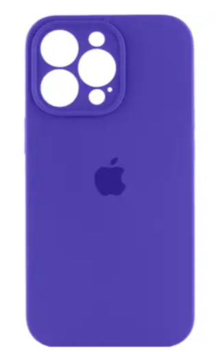 Чохол для телефона Soft Case Silicone Full Case AA Camera Protect for Apple iPhone 15 Pro (22) Dark Purple