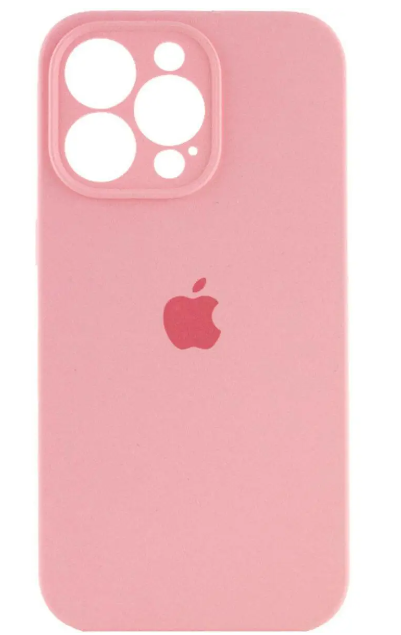 Чохол для телефона Soft Case Silicone Full Case AA Camera Protect for Apple iPhone 15 Pro (37) Grapefruit