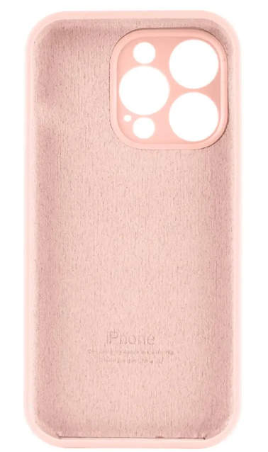 Чохол для телефона Soft Case Silicone Full Case AA Camera Protect for Apple iPhone 15 Pro (37) Grapefruit фото №2