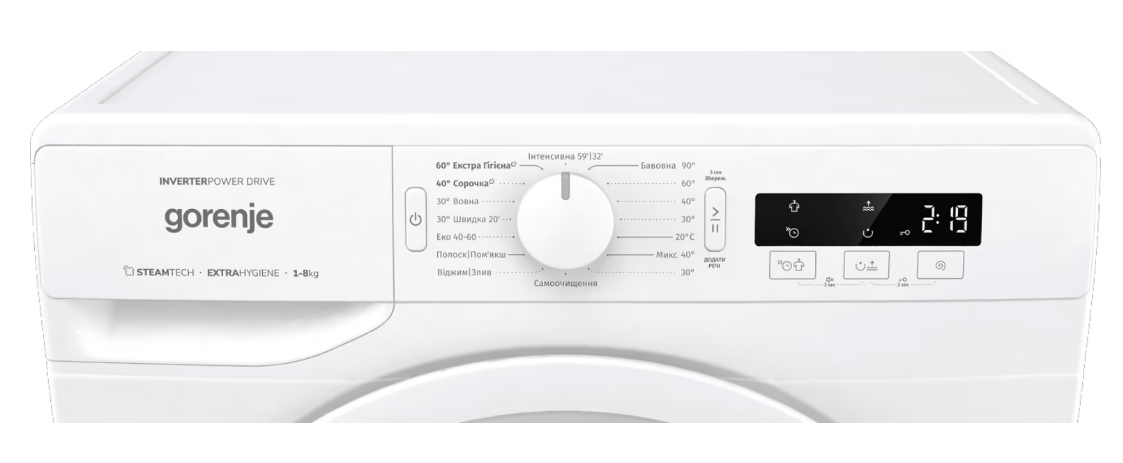 Стиральная машина Gorenje WNPI82BS/UA(PS22/14120) фото №14