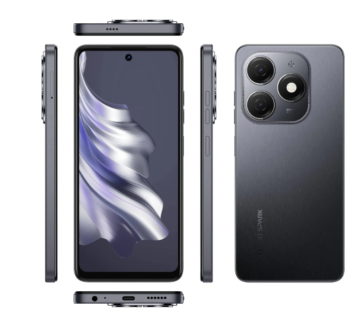 Смартфон Tecno Spark 20 (KJ5n) 8/256ГБ 2SIM Gravity Black (4894947011597) фото №3