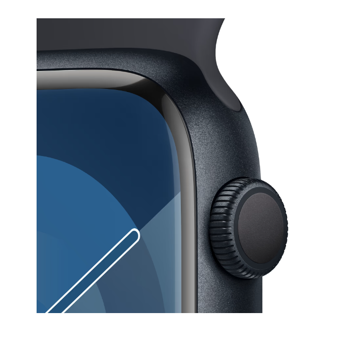Смарт-годинник Apple Watch Series 9 GPS 45mm Midnight Aluminium Case with Midnight Sport Band - S/M (MR99 фото №3
