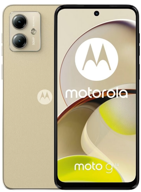 Смартфон Motorola G14 4/128 GB Butter Cream (PAYF0005PL)