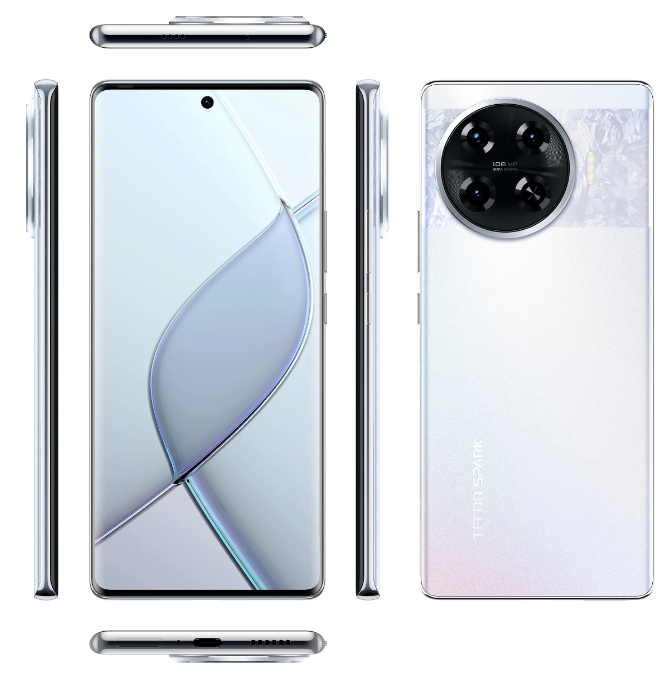 Смартфон Tecno Spark 20 PRO  (KJ7) 8/256ГБ 2SIM Lunar Frost фото №3