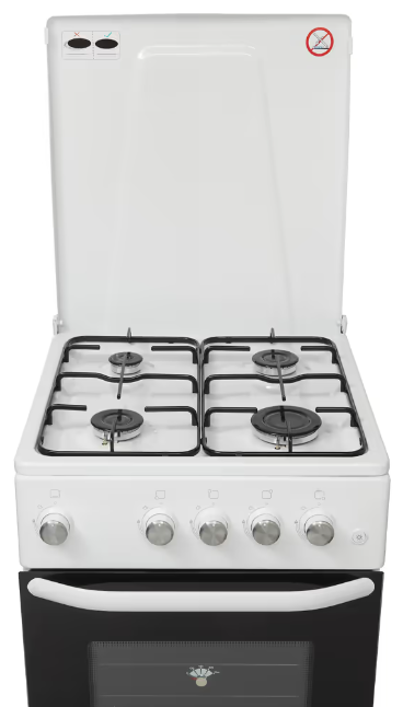 Плита газова Eleyus FARO 5501 EF WH фото №4