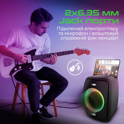 Портативная колонка Vertux Troop black фото №7