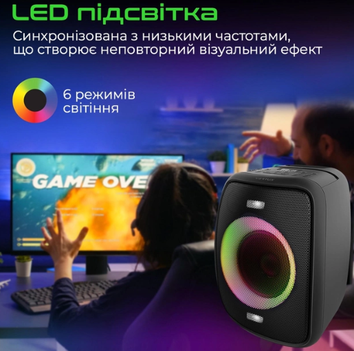Портативная колонка Vertux Troop black фото №4