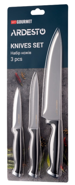 Набір ножів Ardesto Gemini Gourmet AR2103BL фото №6