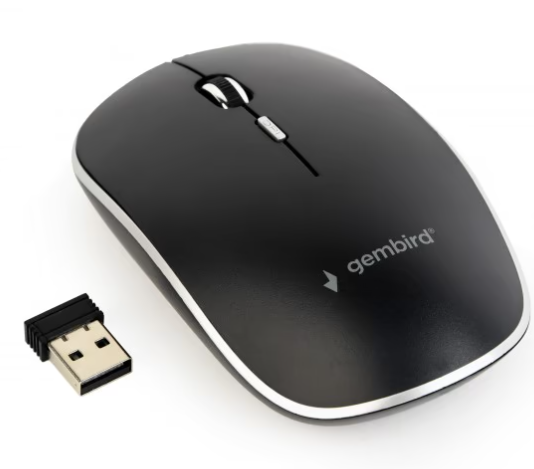 Комп'ютерна миша Gembird MUSW-4B-01 Wireless Black