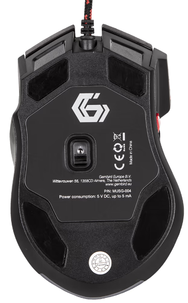Компьютерная мыш Gembird MUSG-004 USB фото №5