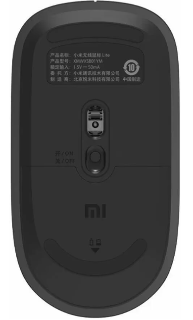 Комп'ютерна миша Xiaomi Wireless Mouse Lite Black фото №3