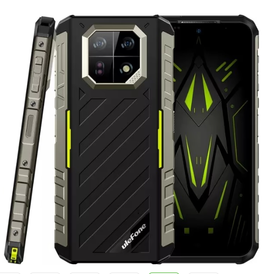 Смартфон Ulefone Armor 22 8/256Gb Black Green (6937748735601) фото №3
