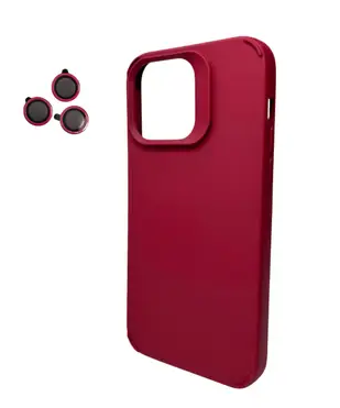 Чехол для телефона Cosmic Silky Cam Protect for Apple iPhone 15 Pro Wine Red